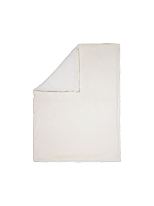 Babycalin - Couverture bébé bi-matière ultra douce - Kiabi