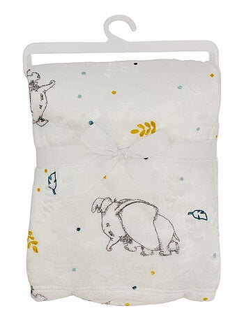 Babycalin - Couverture bébé en flanelle ultra douce 100x140 cm - Dumbo Animals