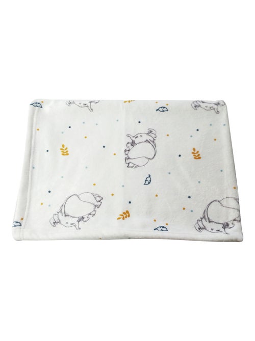 Babycalin - Couverture bébé en flanelle ultra douce 100x140 cm - Dumbo Animals - Kiabi