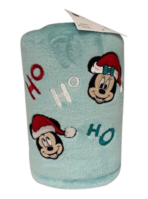 Babycalin - Couverture bébé Naissance 75x100 cm en Polyester Noël Mickey&Minnie Jingle All The Ways - Kiabi