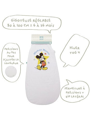 Babycalin - Gigoteuse 6-36 mois hiver 100 cm - Gigoteuse TOG 4 - Happy Minnie