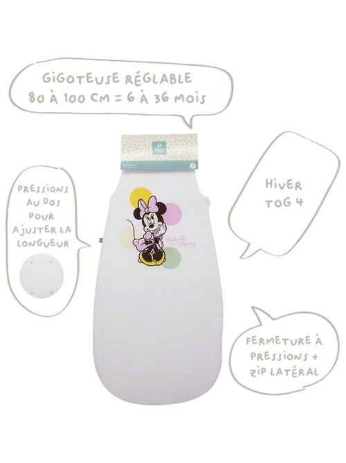 Babycalin - Gigoteuse 6-36 mois hiver 100 cm - Gigoteuse TOG 4 - Happy Minnie - Kiabi