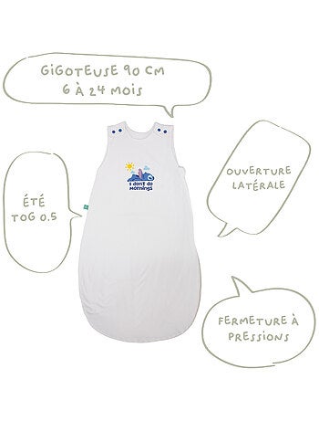 Babycalin - Gigoteuse été 6-24 mois 90 cm en Coton - Gigoteuse TOG 0.5 - Stitch