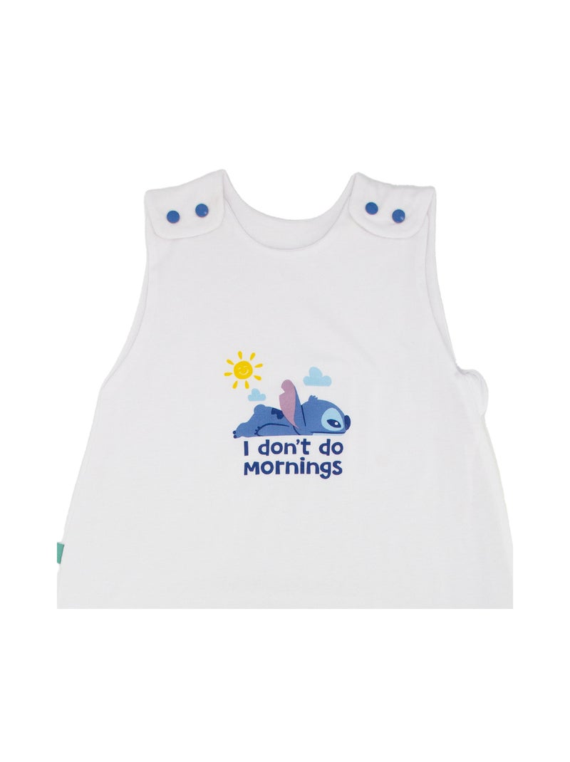 Babycalin - Gigoteuse été 6-24 mois 90 cm en Coton - Gigoteuse TOG 0.5 - Stitch Blanc Bleu - Kiabi