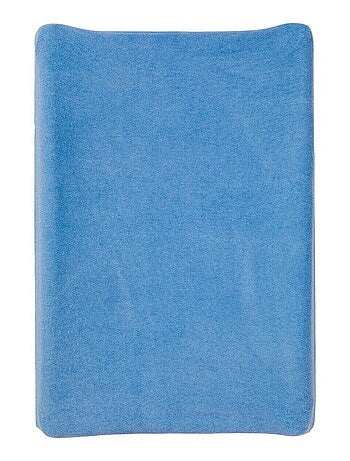 Babycalin - Housse pour matelas à langer Bleu Jean en éponge - Housse matelas à langer 50x70 cm
