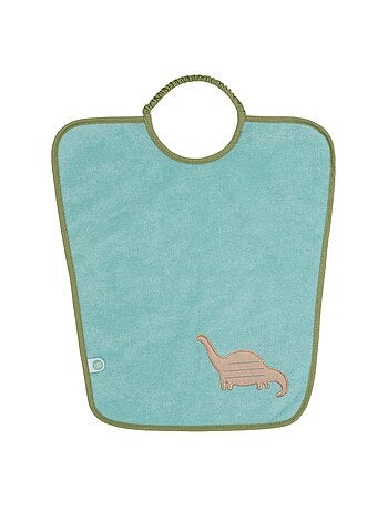 Babycalin - Lot de 2 bavoirs maternelle éponge avec étiquette prénom