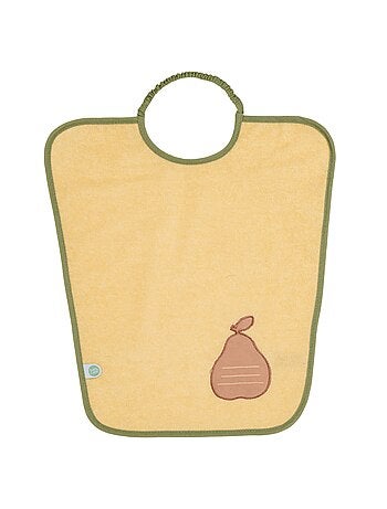 Babycalin - Lot de 2 bavoirs maternelle éponge avec étiquette prénom