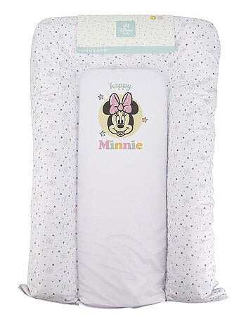 Babycalin - Matelas à langer bébé Flocons Happy Minnie - Matelas à langer pour bébé 50x70 cm