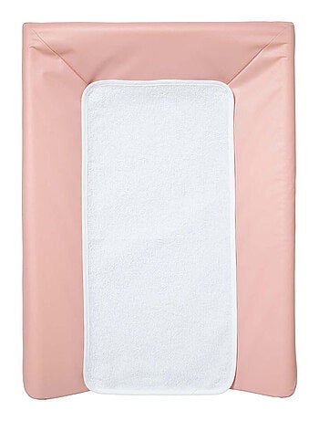Babycalin - Matelas à langer Luxe + Serviette 50x70 cm - Vieux rose
