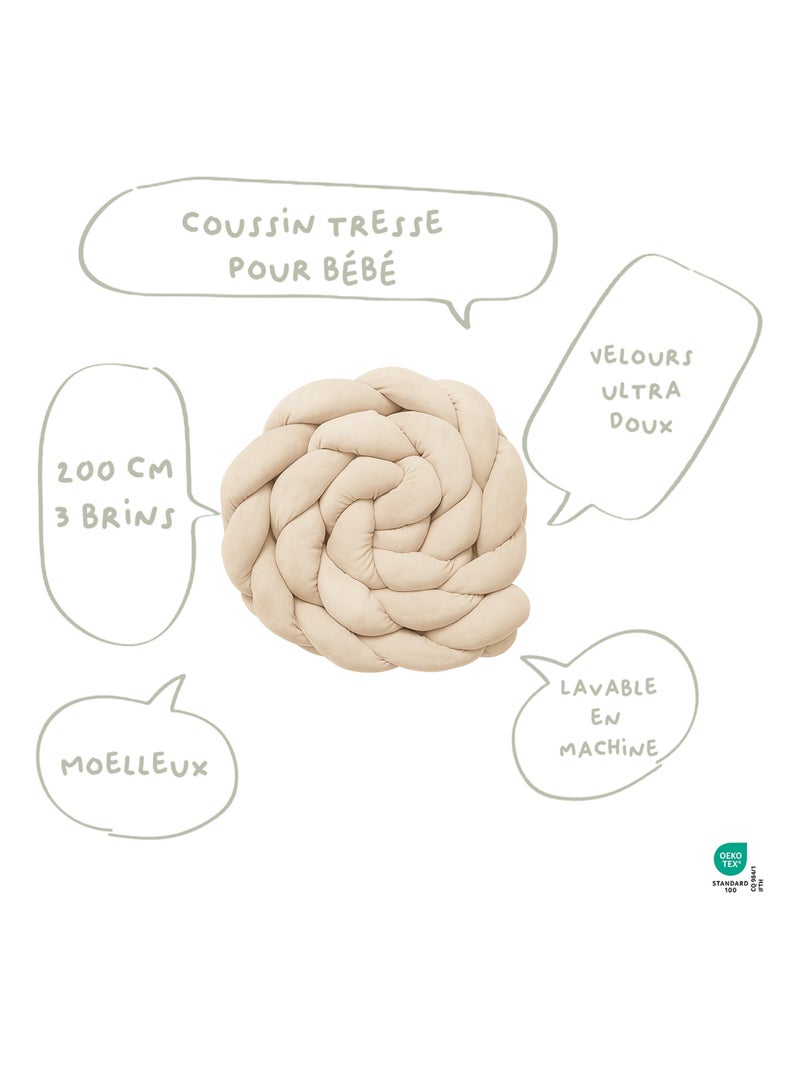 Babycalin - Tresse de décoration bébé Beige - Kiabi