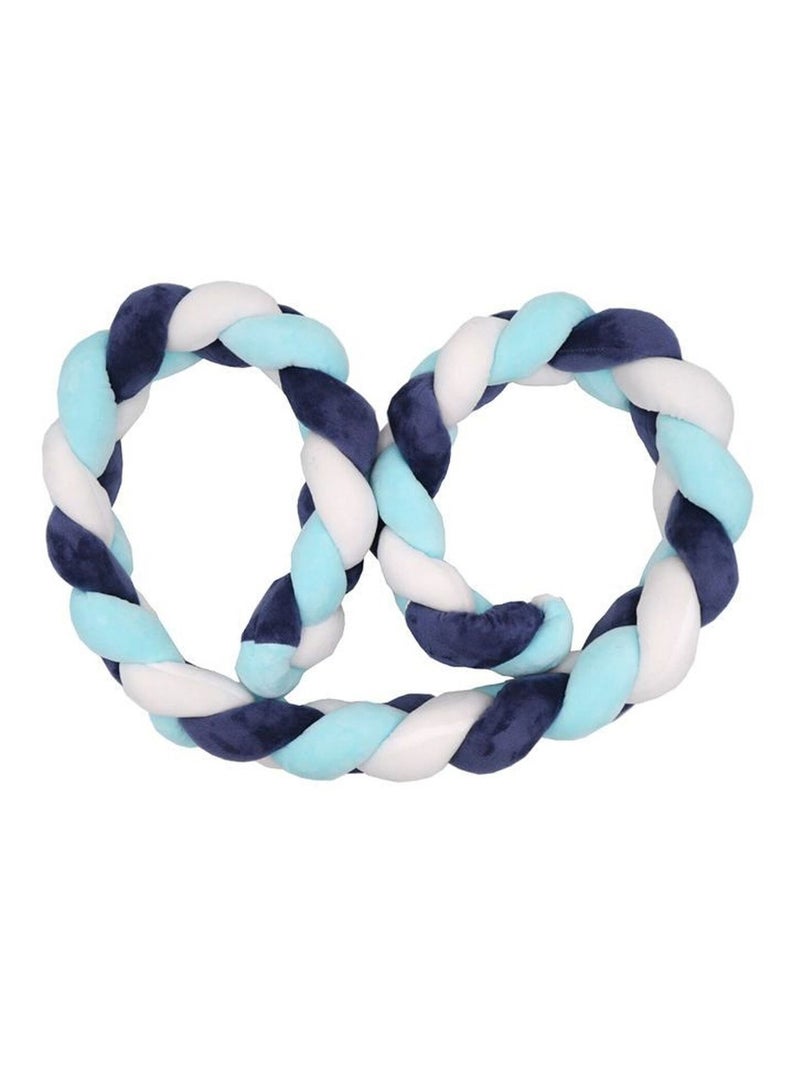Babycalin - Tresse de décoration bébé Blanc Bleu marine - Kiabi
