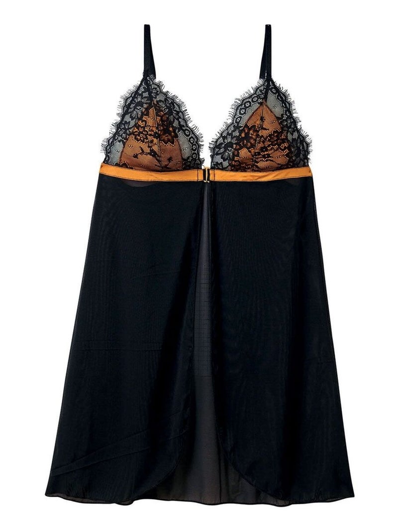 Babydoll TSUNAMI - Pomm'Poire Noir - Kiabi