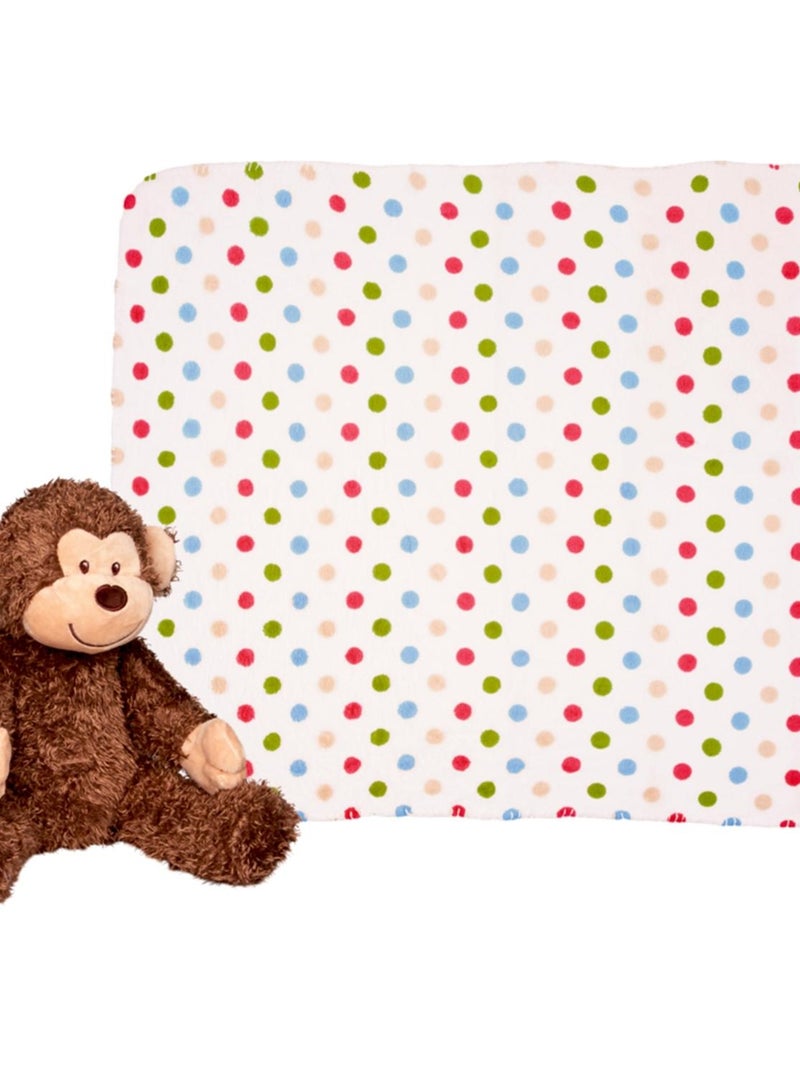 BabyGlück Ensemble cadeau singe en peluche et couverture N/A - Kiabi