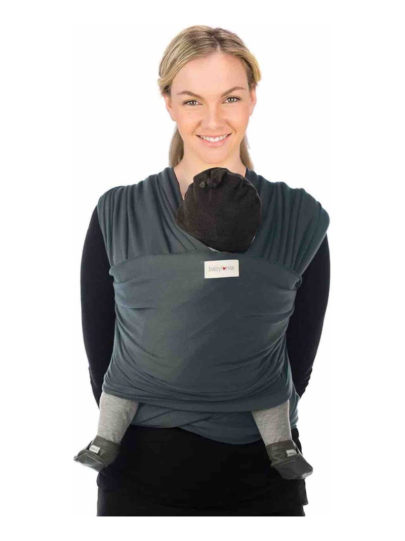 Babylonia | Écharpe de portage Tricot Slen en Bambou Gris - Kiabi