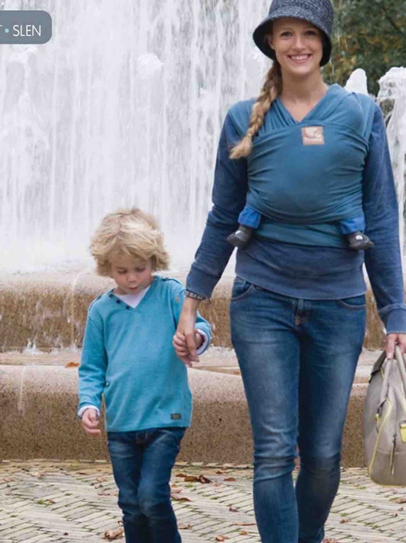 Babylonia | Écharpe de portage Tricot Slen en Bambou Gris - Kiabi