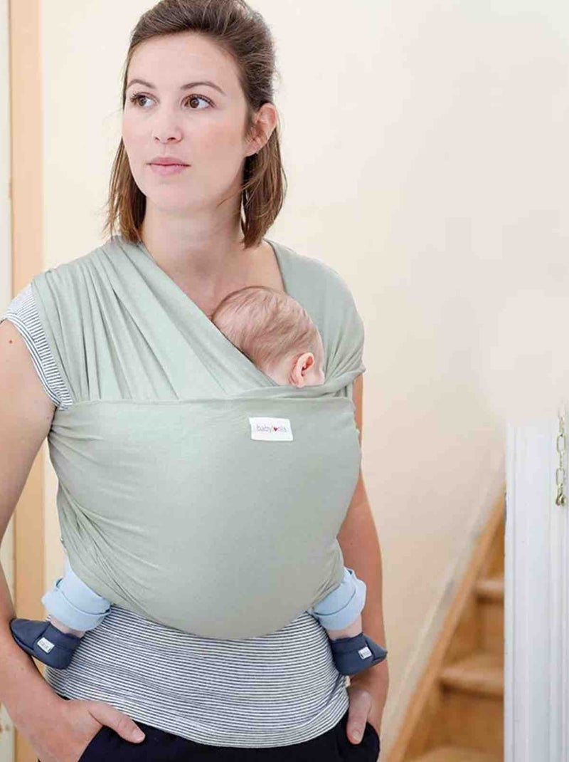 Babylonia | Écharpe de portage Tricot Slen en Bambou Vert - Kiabi