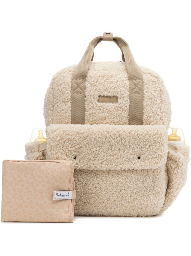 Babymel - Sac à dos à langer Teddy Beige - Kiabi