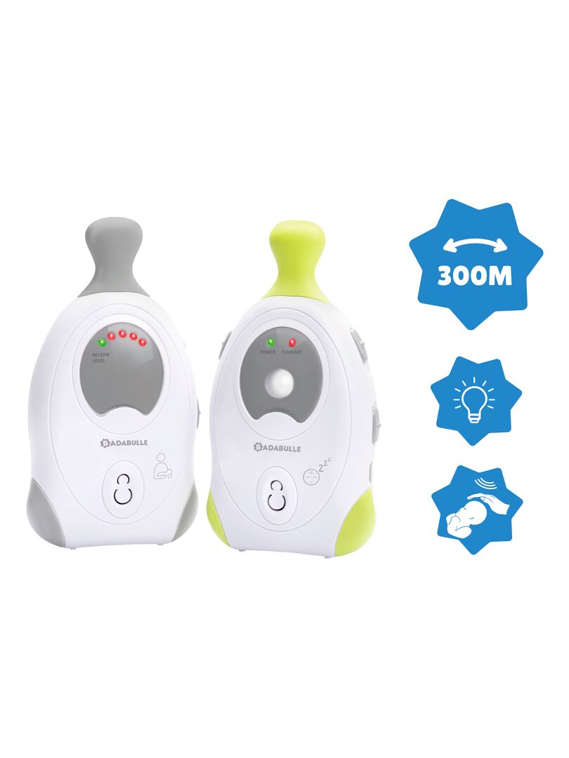 Babyphone Audio 300m 'badabulle' - Blanc - Kiabi - 29.90€