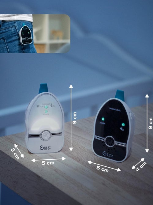 Babyphone Audio Easy Care - Veilleuse inclus - 500 mètres 'Babymoov' - Kiabi