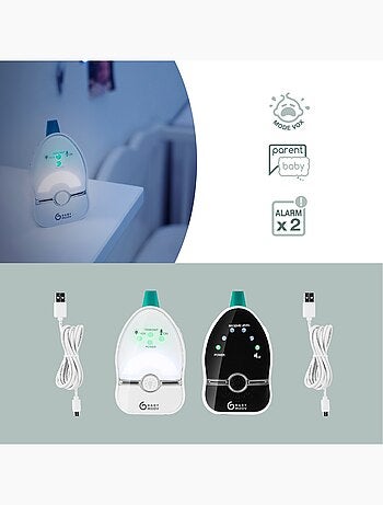 Babyphone Audio Easy Care - Veilleuse inclus - 500 mètres 'Babymoov'