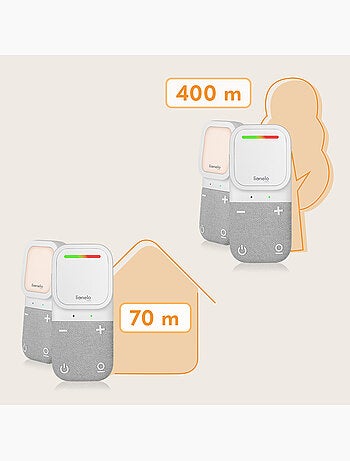 Babyphone audio LIONELO Babyline 2.2 - Communication bidirectionnelle - 12h sans fil