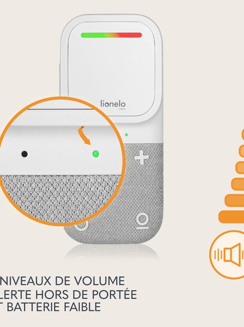 Babyphone audio LIONELO Babyline 2.2 - Communication bidirectionnelle - 12h sans fil - Kiabi
