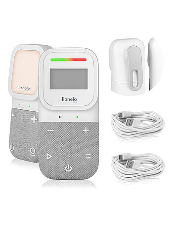Babyphone audio LIONELO Babyline 2.3 - Communication bidirectionnelle - 10h sans fil - Température