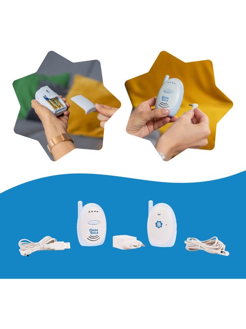 Babyphone Audio portée 300m 'Badabulle' - Kiabi