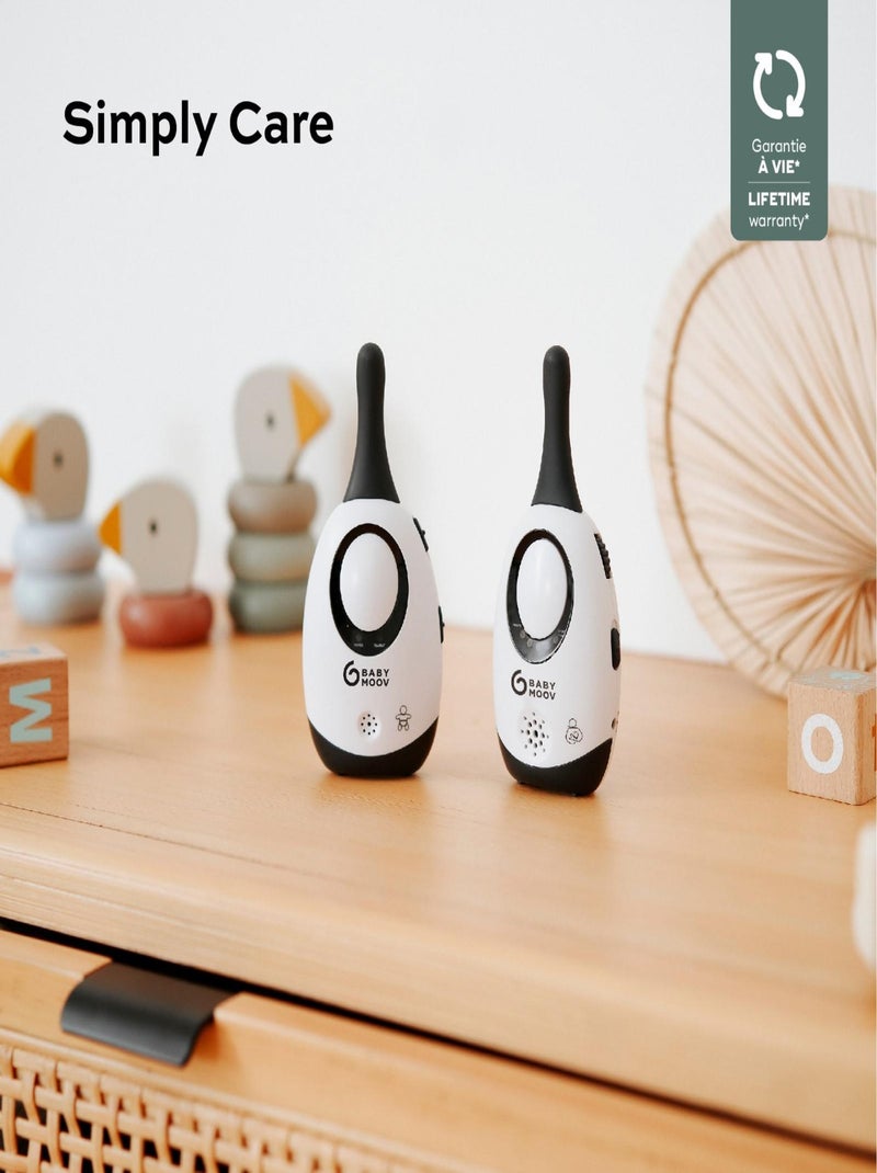 Babyphone Audio portée 300m Simply Care 'Babymoov' Blanc - Kiabi