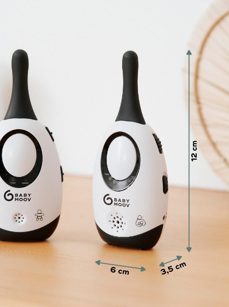 Babyphone Audio portée 300m Simply Care 'Babymoov' Blanc - Kiabi