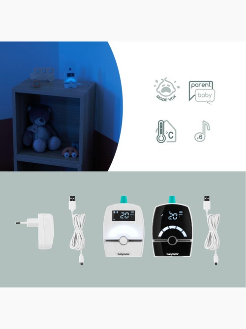 Babyphone audio pour bébé Premium Care 'Babymoov' - Kiabi Babyphone audio pour bébé Premium Care 'Babymoov' - Kiabi