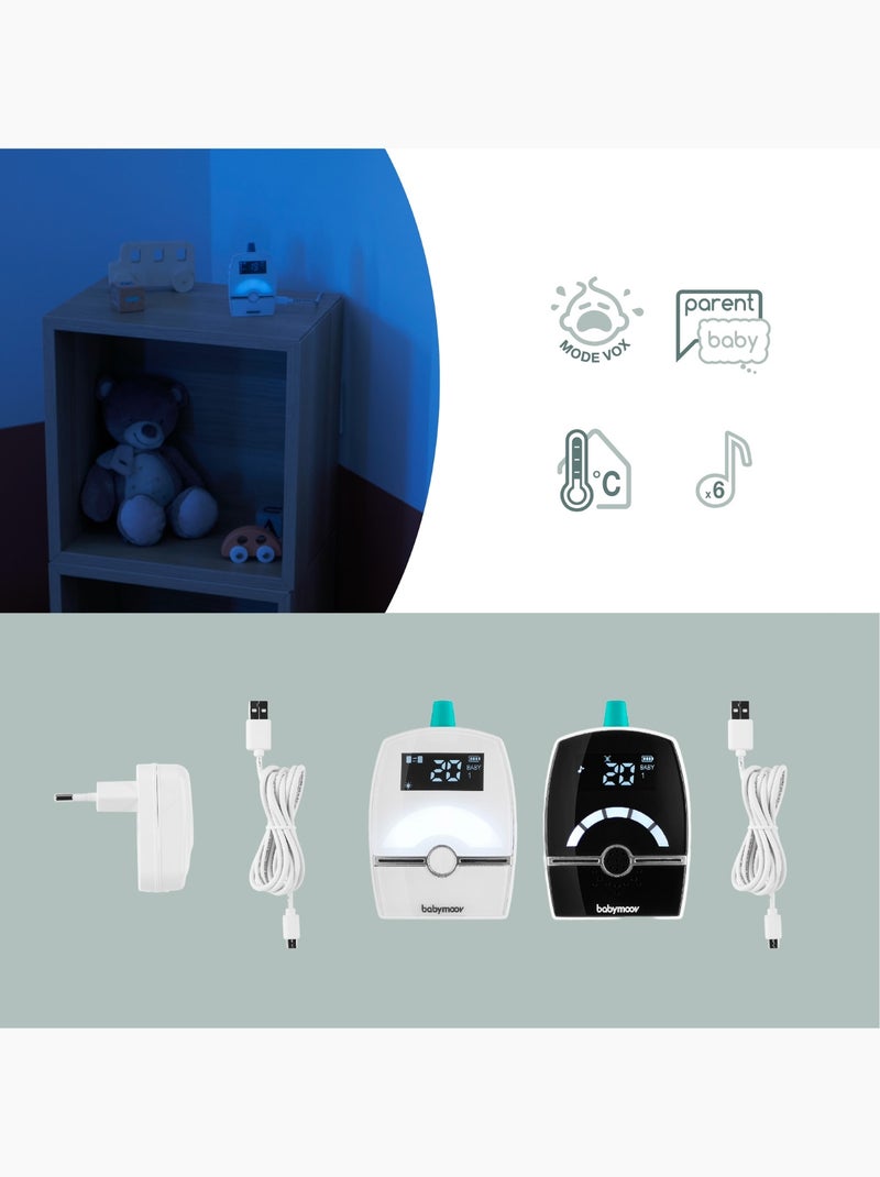 Babyphone audio pour bébé Premium Care 'Babymoov' Blanc - Kiabi