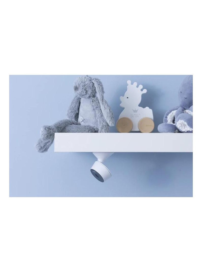 Babyphone avec Wifi connecté au téléphone Blanc - Kiabi