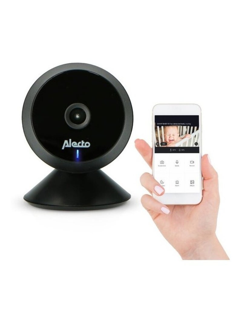 Babyphone avec Wifi connecté au téléphone Noir - Kiabi