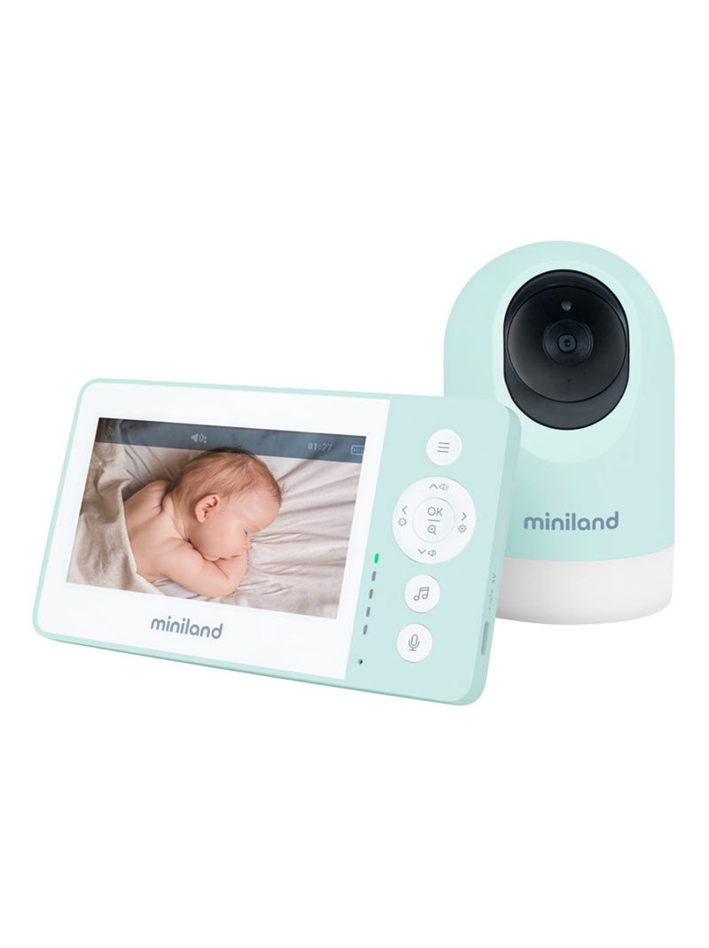 Babyphone Digimonitor 4.3" Pro Miniland Bleu - Kiabi