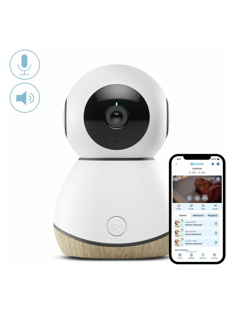 Babyphone Ecoute-bébé Vidéo See Blanc - Kiabi