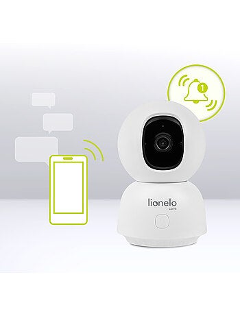 Babyphone LIONELO Babyline View - HD - Audio Bidirectionnel - Vision nocturne