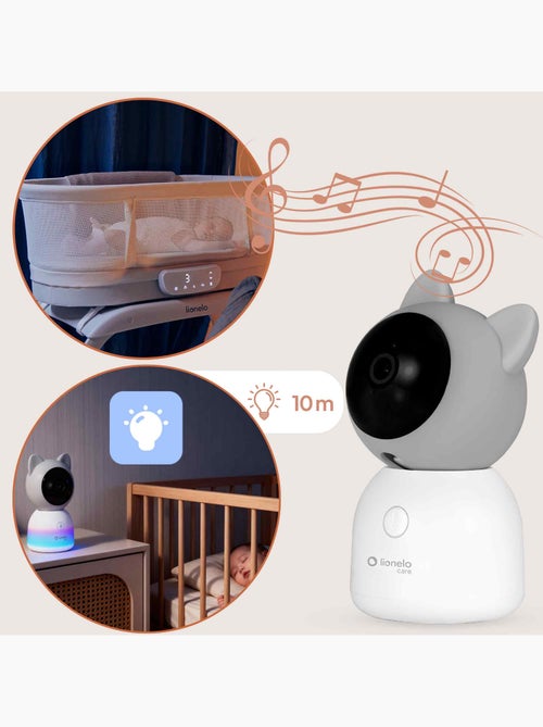 Babyphone sans fil LIONELO Babyline 9.2 AI - Détection tête couverte - Moniteur - Application mobile - Kiabi