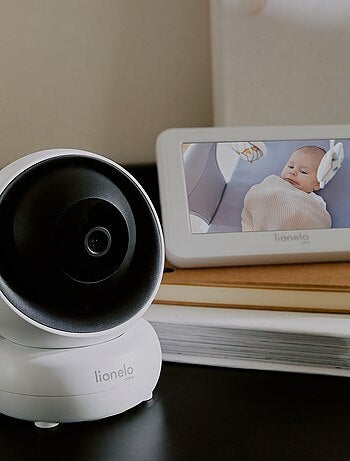 Babyphone video 360° - LIONELO Babyline 8.3 - Communication bidirectionnelle - Vision nocturne
