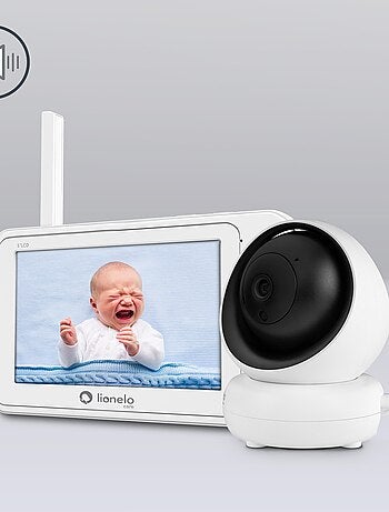 Babyphone video 360° - LIONELO Babyline 8.3 - Communication bidirectionnelle - Vision nocturne
