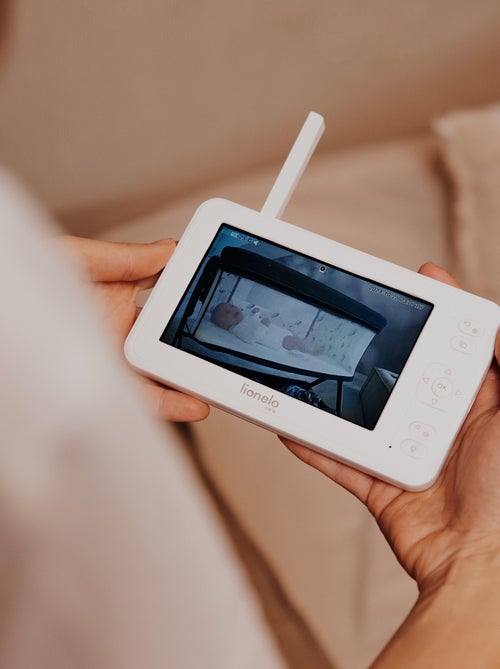 Babyphone video 360° - LIONELO Babyline 8.3 - Communication bidirectionnelle - Vision nocturne - Kiabi