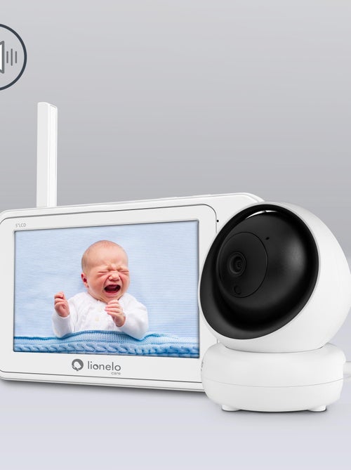 Babyphone video 360° - LIONELO Babyline 8.3 - Communication bidirectionnelle - Vision nocturne - Kiabi