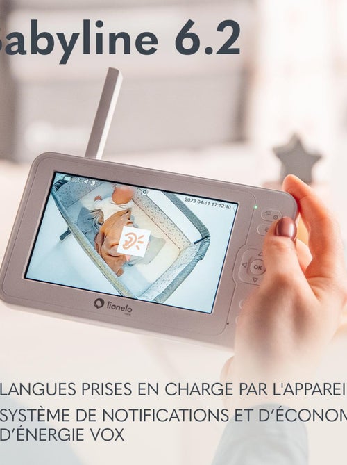 Babyphone vidéo LIONELO Babyline 6.2 - FullHD - Communication bidirectionnelle - Sans fil - Kiabi Babyphone vidéo LIONELO Babyline 6.2 - FullHD - Communication bidirectionnelle - Sans fil - Kiabi