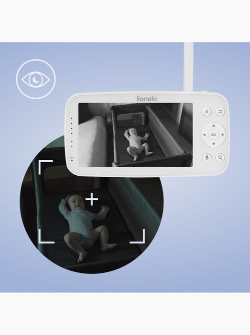 Babyphone vidéo LIONELO Babyline 8.4 - Moniteur - Application mobile - Portee 300 m - Kiabi Babyphone vidéo LIONELO Babyline 8.4 - Moniteur - Application mobile - Portee 300 m - Kiabi