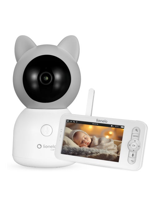 Babyphone video LIONELO Babyline 9.2 - Détection de mouvement, pleurs et la tête couverte - Kiabi