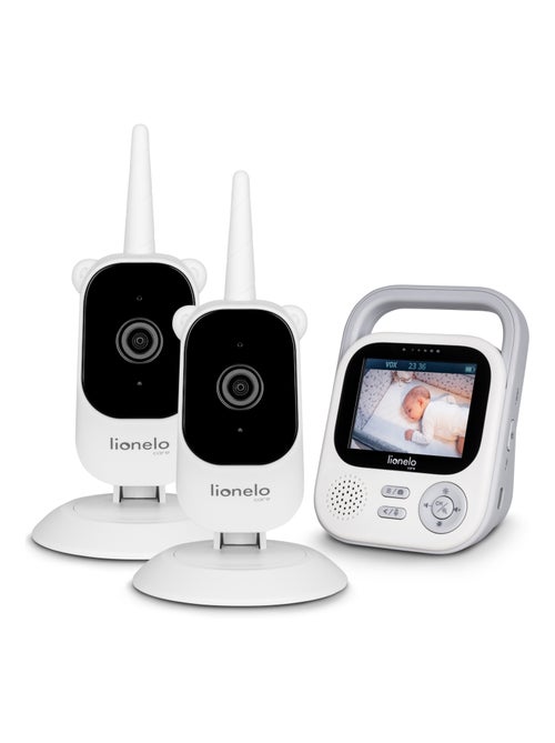 Babyphone vidéo sans fil LIONELO Babyline 3.2 - 2 x Caméra - Vision Nocturne - Kiabi