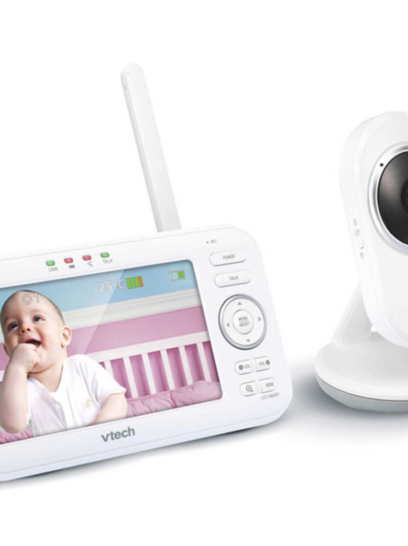 Babyphone Vidéo View Max Safe & Sound BM5252 Blanc - Kiabi