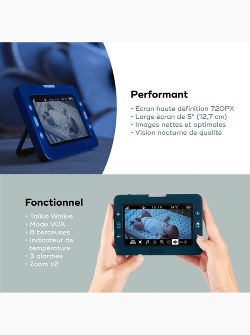 Babyphone vidéo yoo master+ hd  motorisé 360° 'babymoov' - Kiabi