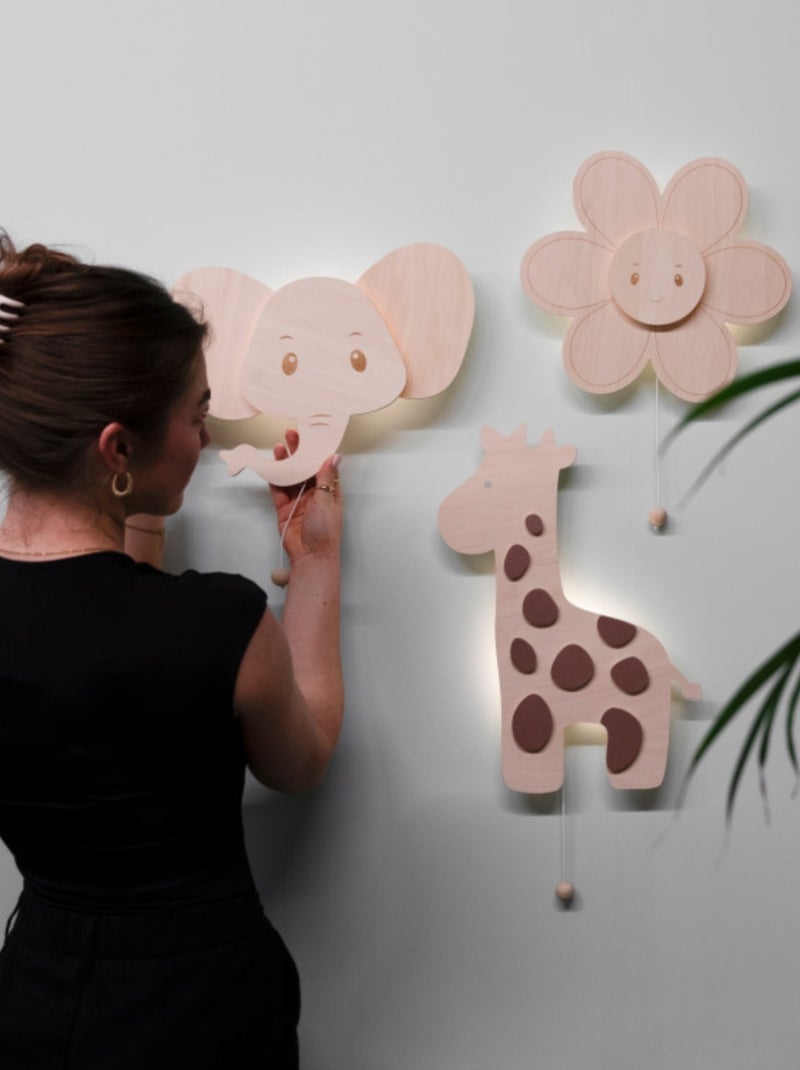 Baby's Only - Applique murale Girafe Marron - Kiabi