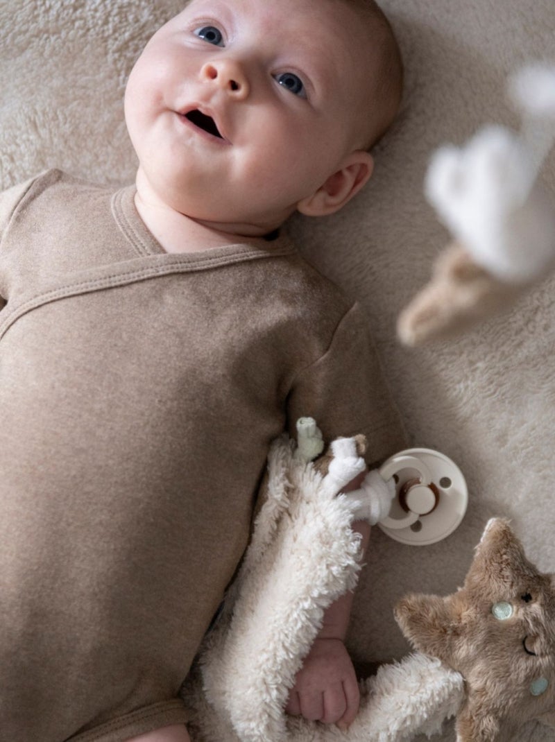 Baby's Only - Doudou attache sucette Beige - Kiabi